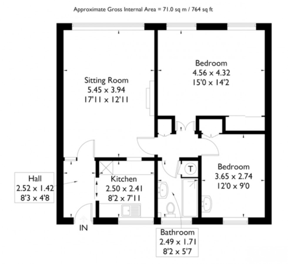Floorplan for Jesson Road, Walsall, West Midlands