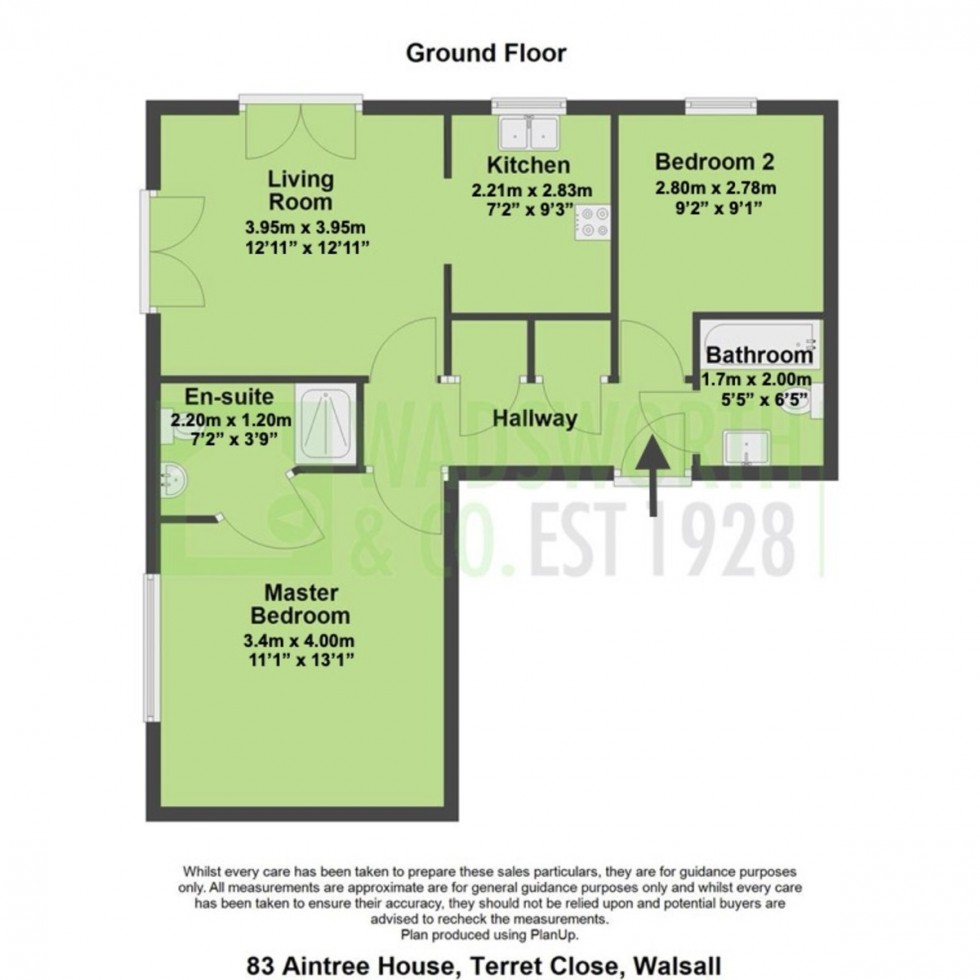 Floorplan for 83 Aintree House